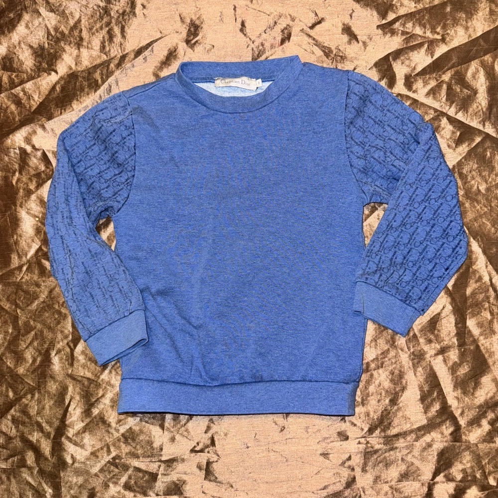 Christian Dior Youth size 8 Track Suit Sweatshirt Pants Blue pullover joggers tr - Picture 5 of 6